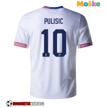 Moške Nogometnih dresov Združene Države Christian Pulisic #10 Domači Copa America 2024 Kratki rokavi